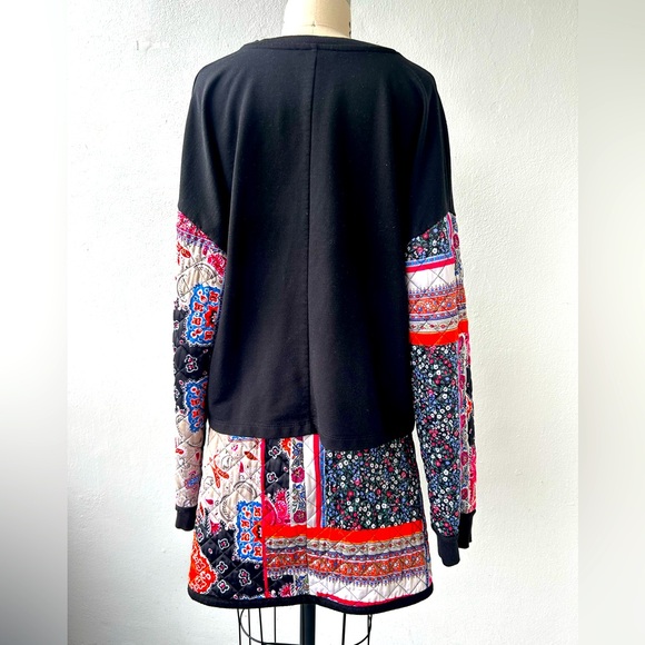 Zara set SWEATSHIRT jacket and mini skirt - Picture 4 of 7